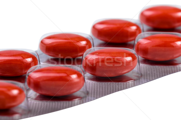 Medicine pills packed in blisters Stock photo © nemalo