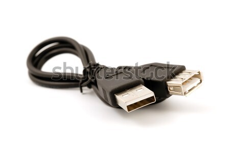 USB connectors, cable. Stock photo © nemalo