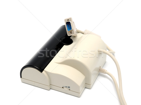 Scanner portabil alb afaceri birou cutie Imagine de stoc © nemalo