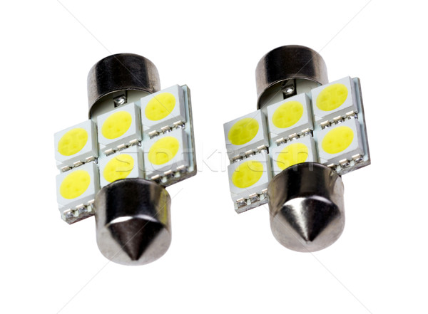 Stock photo: Led lamp for auto