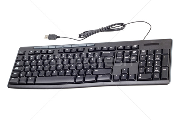 Electronic collection - black computer keyboard Stock photo © nemalo