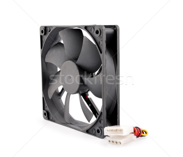 Számítógép ventillátor izolált fehér technológia háttér Stock fotó © nemalo