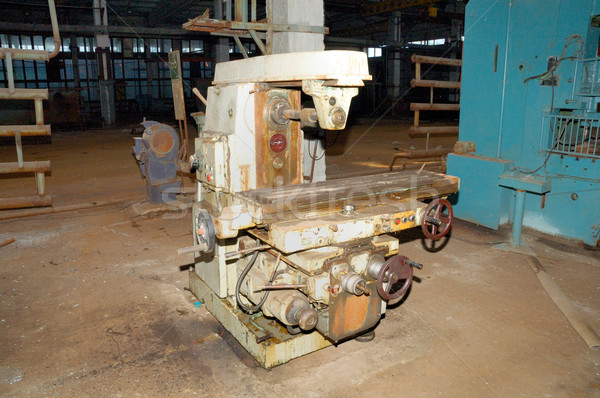 The old metalcutting machine tool. Stock photo © nemalo