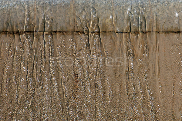Fuente gotas puro brillante agua marrón Foto stock © nemar974