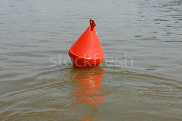 Kırmızı kanal işaretleyici tekneler su şamandıra Stok fotoğraf © nemar974