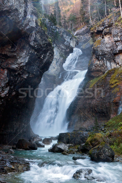 Falls  in Ordesa National Park, Pyrenees, Huesca, Aragon, Spain Stock photo © nenetus