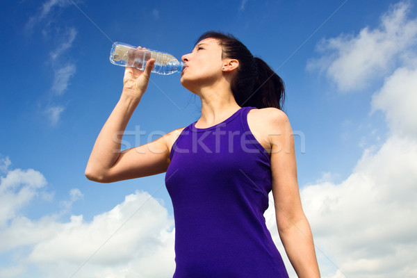 Acqua potabile sport attività donne natura Foto d'archivio © nenetus