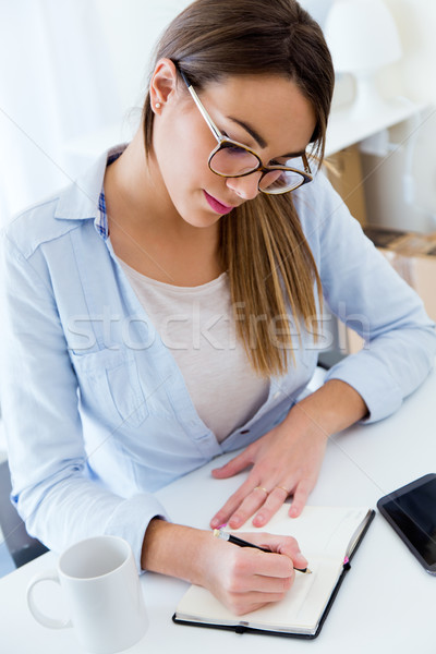 Ziemlich arbeiten Büro Porträt Internet Stock foto © nenetus