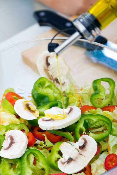 salad dressing with oil Stock photo © nenetus