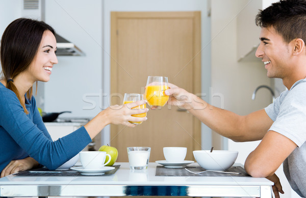 Foto d'archivio: Colazione · cucina · felice · alimentare