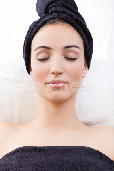 Woman relaxing at beauty spa Stock photo © nenetus