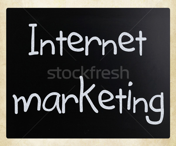 商業照片: 互聯網營銷 · 白 · 粉筆 · 黑板 · 紙
