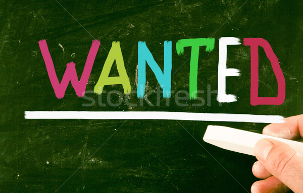 wanted concept Stock photo © nenovbrothers