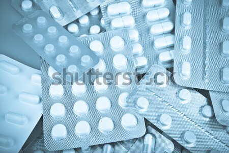 Pastillas laboratorio farmacia salud hierba tableta Foto stock © nenovbrothers