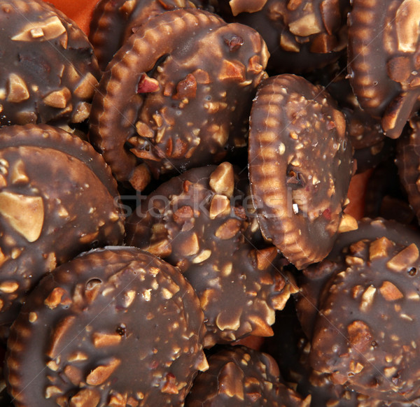 Chocolate galletas alimentos leche dulces energía Foto stock © nenovbrothers