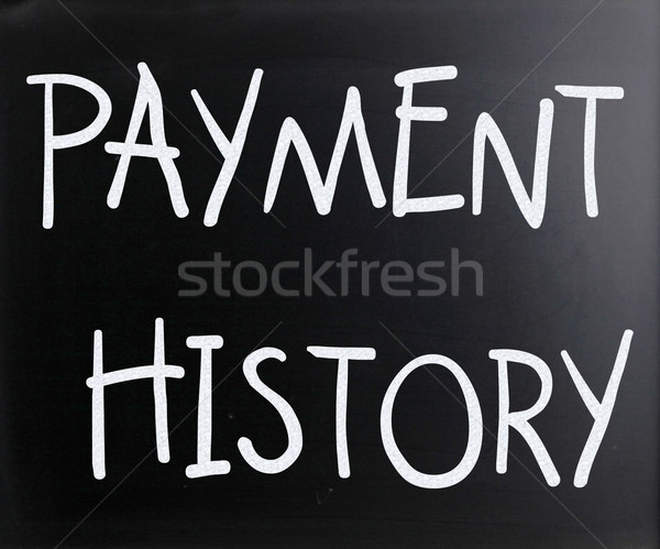 [[stock_photo]]: Paiement · histoire · blanche · craie · tableau · noir