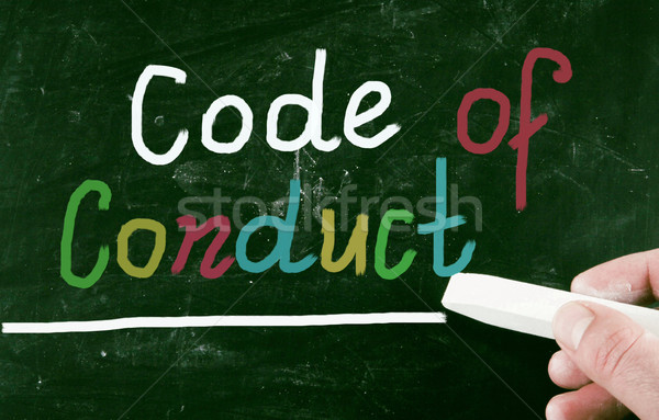 code of conduct concept Stock photo © nenovbrothers