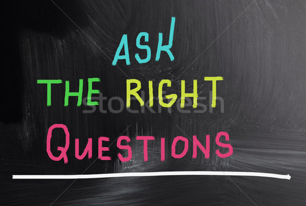 ask the right questions Stock photo © nenovbrothers