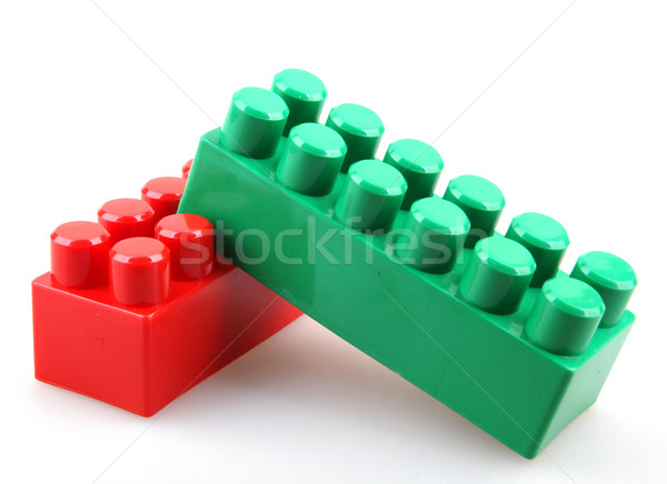 plastic building blocks Stock photo © nenovbrothers