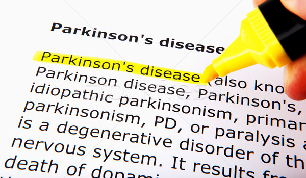 Parkinson's disease Stock photo © nenovbrothers