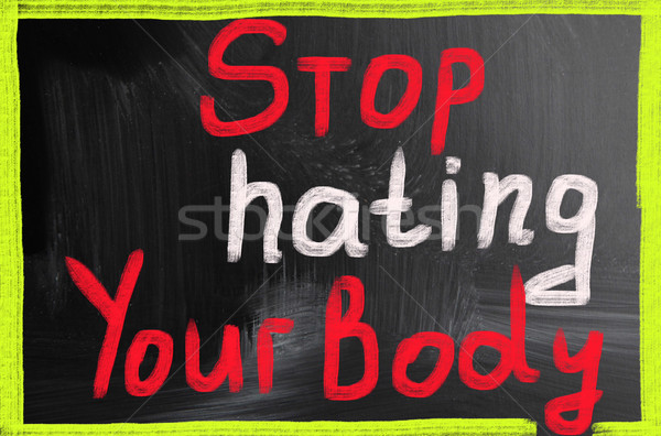 stop hating your body Stock photo © nenovbrothers