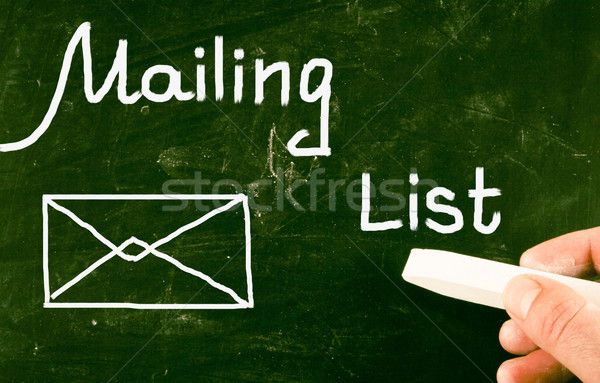 mailing list Stock photo © nenovbrothers