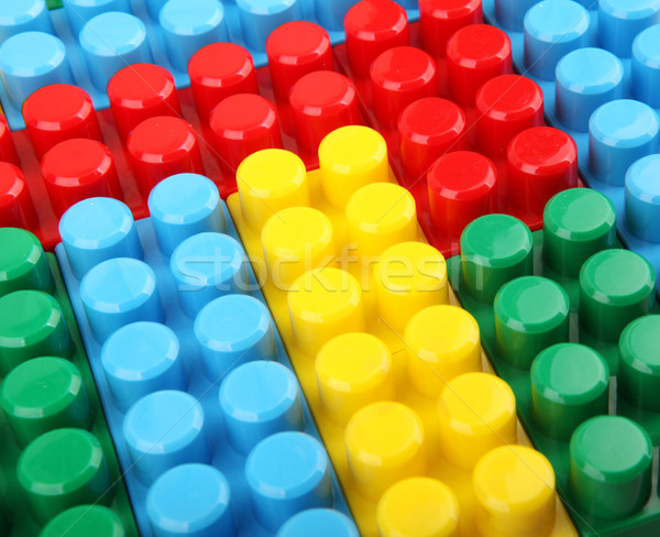 Culoare copilaresc blocuri constructii copii şcoală Imagine de stoc © nenovbrothers