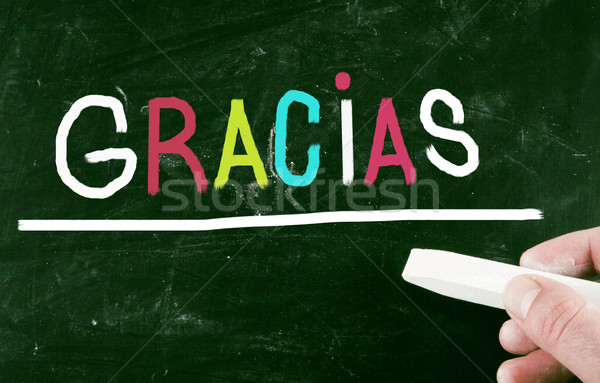 gracias concept Stock photo © nenovbrothers