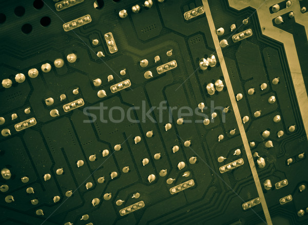 Computador conselho batatas fritas componentes abstrato azul Foto stock © nenovbrothers