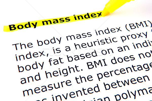 Body mass index (BMI) Stock photo © nenovbrothers