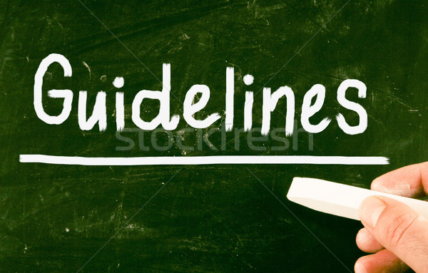 guidelines concept Stock photo © nenovbrothers