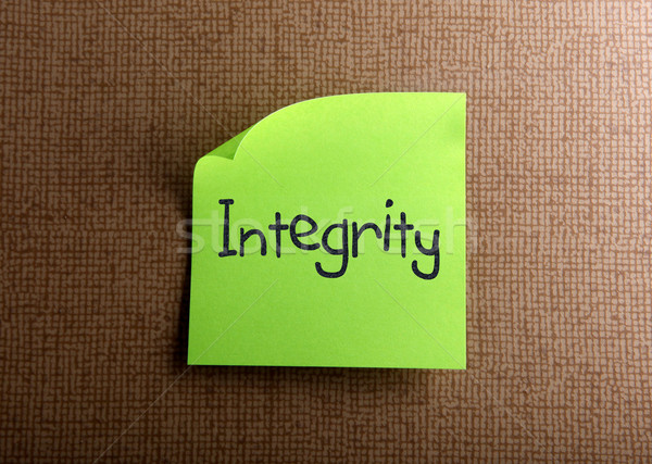 Integrity Stock photo © nenovbrothers