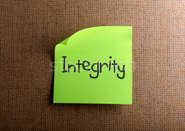 Stock photo: Integrity