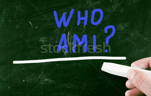 who am i ? Stock photo © nenovbrothers