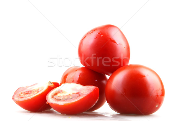 Tomatoes isolated on white background Stock photo © nenovbrothers