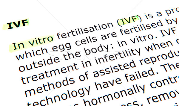 In vitro fertilisation (IVF) Stock photo © nenovbrothers
