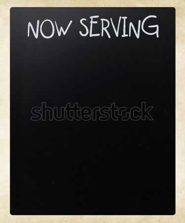 '2012 goals' handwritten with white chalk on a blackboard Stock photo © nenovbrothers