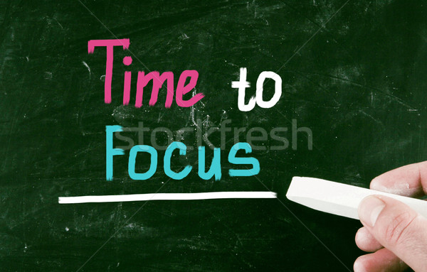 time to focus Stock photo © nenovbrothers