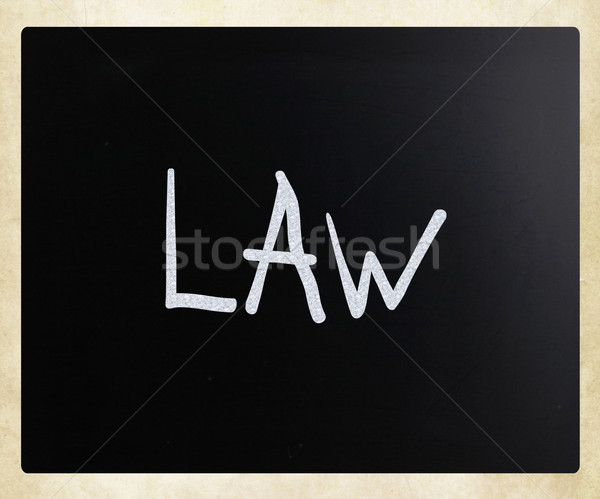 [[stock_photo]]: Mot · droit · blanche · craie · tableau · noir