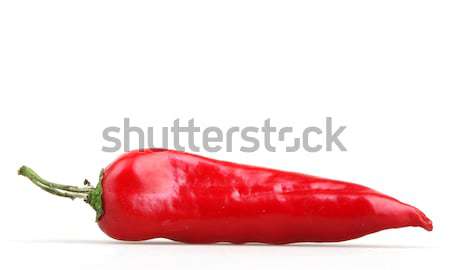 Rojo pimienta salud fondo color blanco Foto stock © nenovbrothers