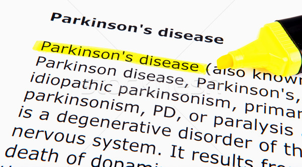 Parkinson's disease Stock photo © nenovbrothers