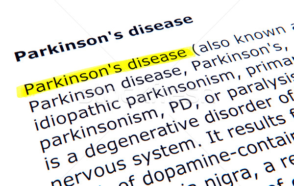 Stock photo: Parkinson's disease