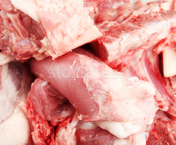 Fresche greggio carne sfondo pollo supermercato Foto d'archivio © nenovbrothers