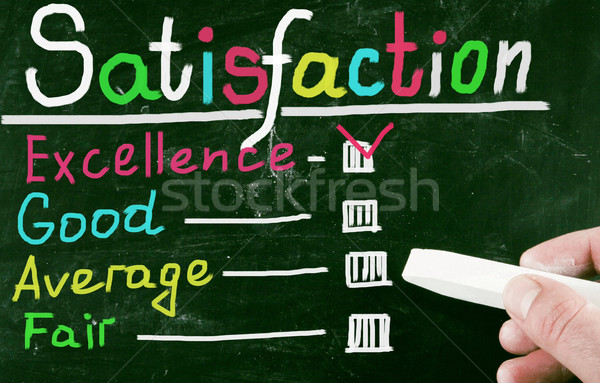 satisfaction concept Stock photo © nenovbrothers
