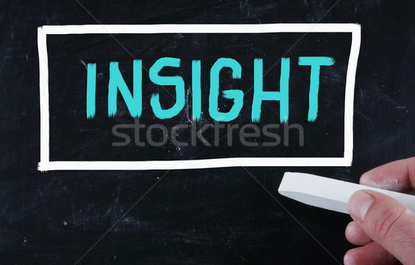 Stock photo: insight concept