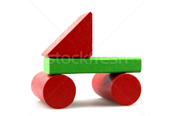 Bois blocs de construction construction enfant design fond [[stock_photo]] © nenovbrothers