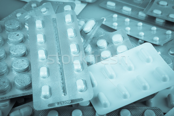 Stock fotó: Tabletták · gyógyszer · ipari · labor · tabletta · drog