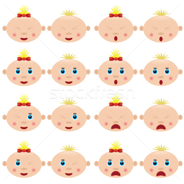 Children faces. Stock photo © Neokryuger