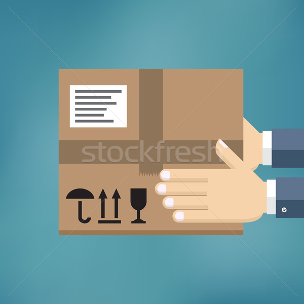 Delivery service concept. Stock photo © Neokryuger