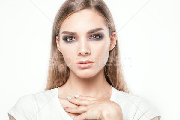 Stock fotó: Szépség · portré · kaukázusi · lány · elegáns · nő
